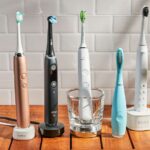 The electric toothbrush cleans more thoroughly